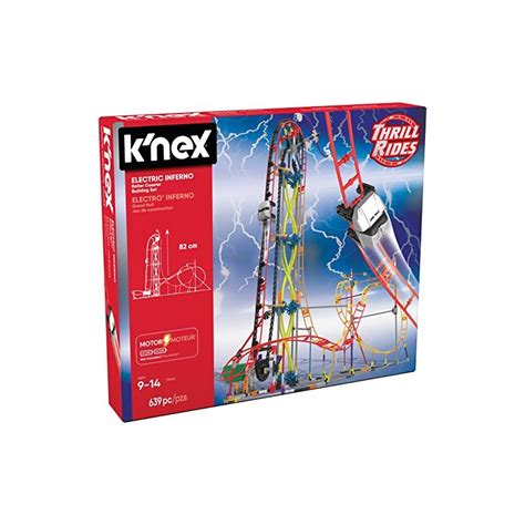 Knex Thrill Rides Electric Inferno Roller Coaster Building Set For