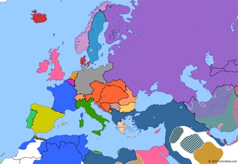 Historical Atlas Of Europe 17 May 1912 Omniatlas
