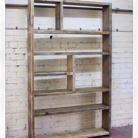 Bespoke Storage ↟ Wood Bookcase Reclaimed Wood Furniture Handmade