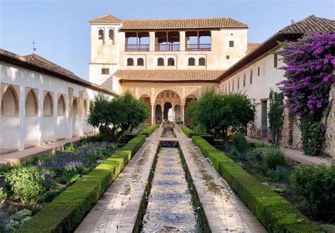 History Of The Alhambras Paradisal Gardens And Courtyards Lions In