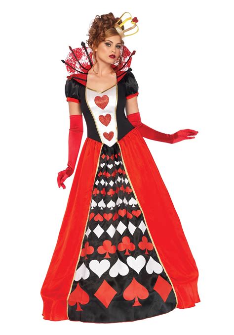 Women S Deluxe Queen Of Hearts Costume