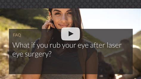 What If You Rub Your Eye After Laser Eye Surgery VSON Laser Eye