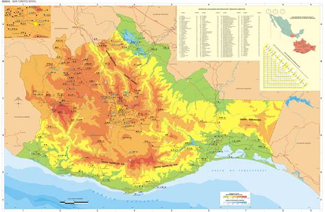 Mapa De Oaxaca Tamaño Completo