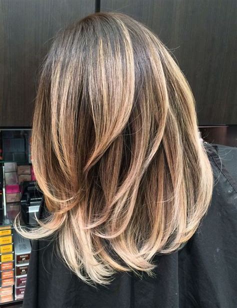 Brown Hair With Blonde Highlights Hair Color Balayage Long Hair Styles