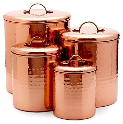 Whether you're looking to buy kitchen canisters & jars online or get inspiration for your home, you'll. S/4 Assorted Canisters, Copper | Summer Steals | One Kings ...