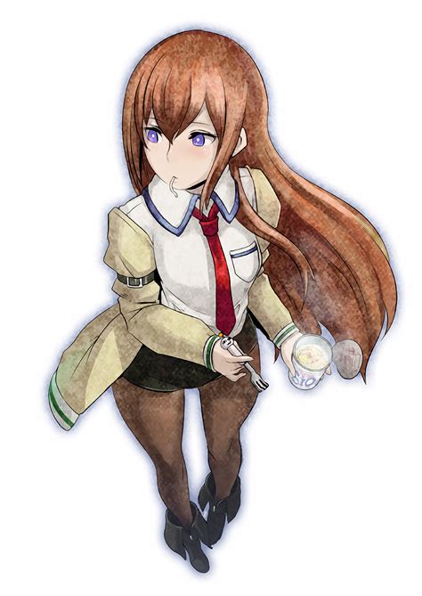 Butcha U Makise Kurisu Steinsgate Absurdres Highres 1girl Brown