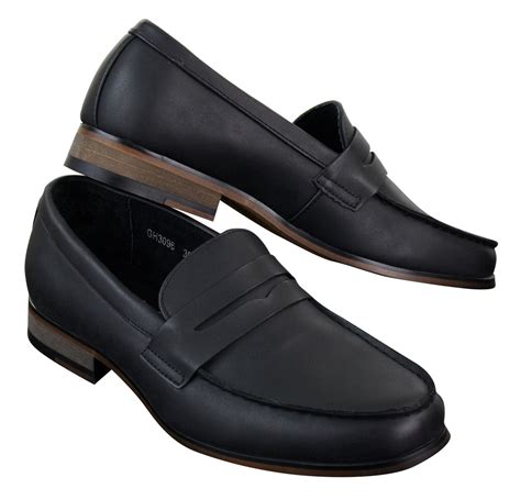 Mens Nubuck Leather Slip On Loafers Moccasins Shoes Vintage Retro