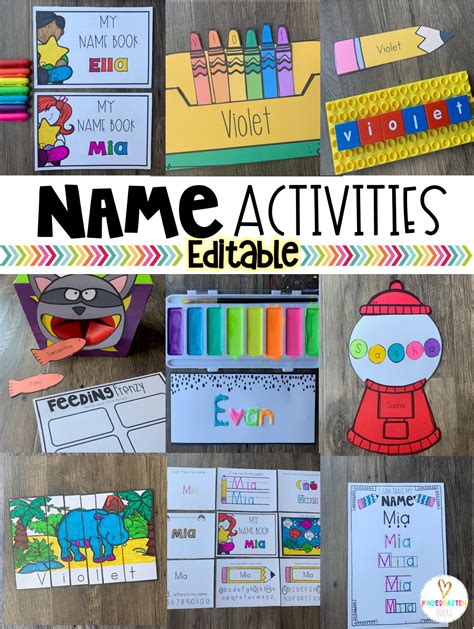 Are You Looking For A Variety Of Editable Name Activities You Can Use