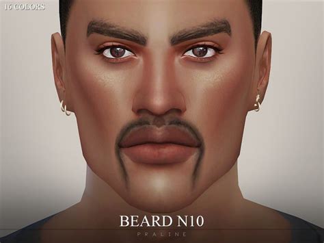 Beard In 16 Colors Found In Tsr Category Sims 4 Facial Hair Beard