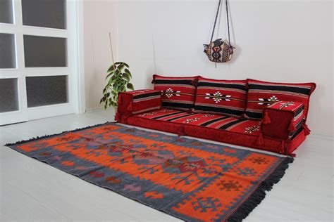 Arabic Floor Seating Setfloor Seating Arabicfloor Couch Etsy