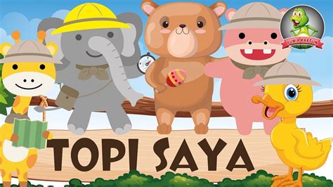 Topi Saya Bundar Beruang Lucu Bebek Danjerapah Lagu Anak Indonesia