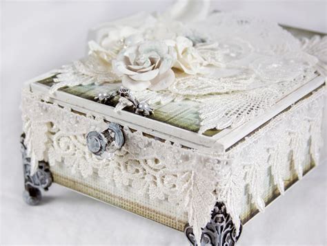 Tiffanys Paper Designs Shabby Altered Cigar Box