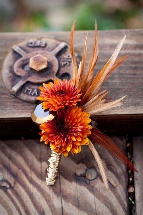 50 Fall Wedding Boutonnieres For Every Groom Page 3 Hi Miss Puff
