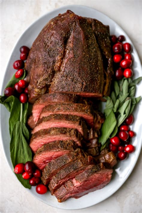 Mushrooms and port wine flavor the sauce for luscious beef tenderloin. Beef Tenderloin with Red Wine Cranberry Sauce