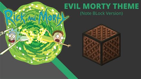Rick And Morty Evil Morty Theme Noteblock Music Youtube