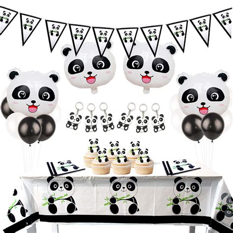 Buy Panda Birthday Party Decorations Set Panda Pennant Banner Panda
