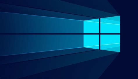 Sistema Windows 10 Fondo Azul Logotipo De Windows 10 Windows 10 Images