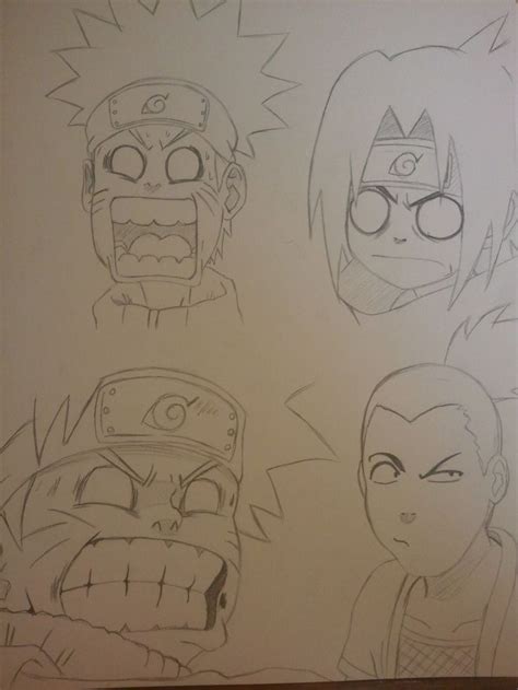 Naruto Funny Faces By Superheroarts On