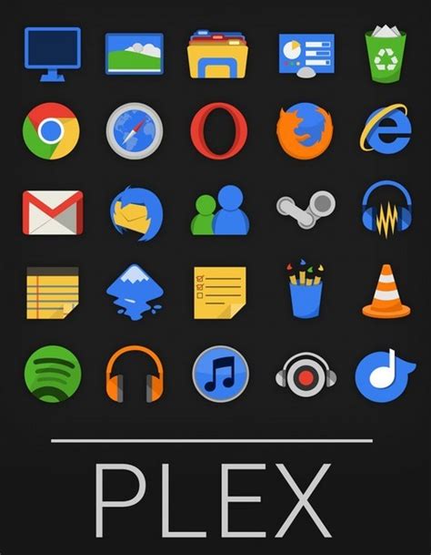 Free Plex 110 Flat Web Icons Titanui