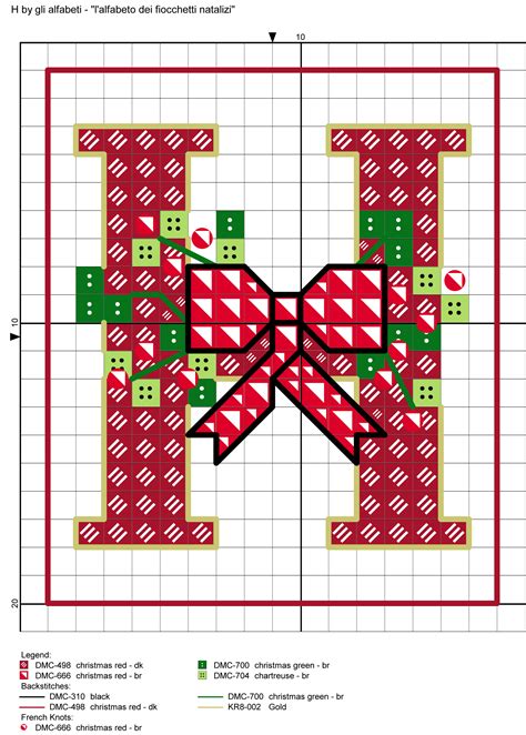 alfabeto dei fiocchetti natalizi h cross stitch letters cross stitch fonts christmas cross