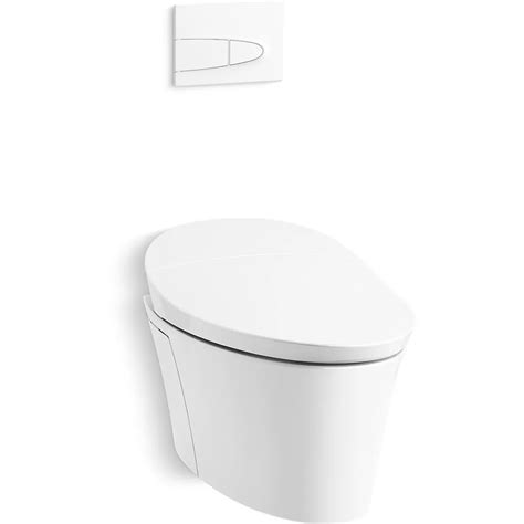 Kohler Veil Intelligent Compact Elongated Dual Flush Wall Hung Toilet