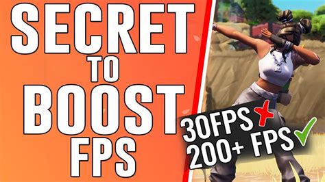 How To Increase Your Performance Boost Your Fps In Fortnite New