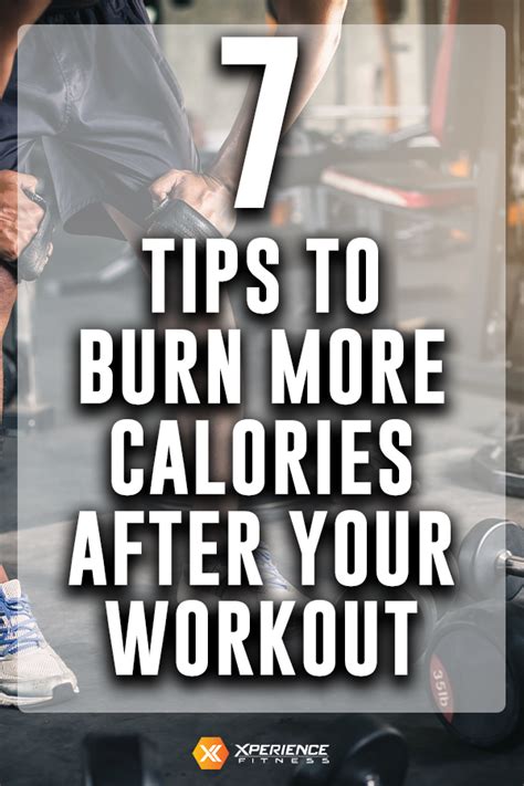 Tips On How To Burn More Calories After Your Workout Strength