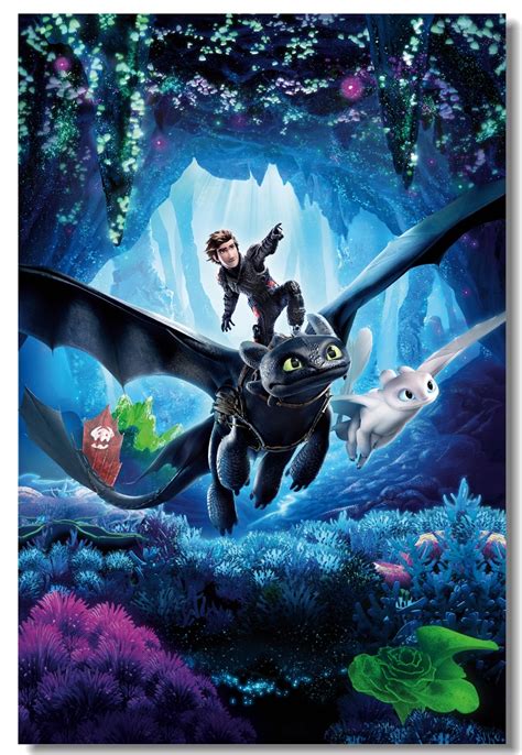 Every high resolution image has been formatted perfectly for the display of the phone and is equipped with a number of user friendly features. Custom Canvas Wall Arts How To Train Your Dragon 3 Poster Night Fury Hiccup Sticker HTTYD Light ...