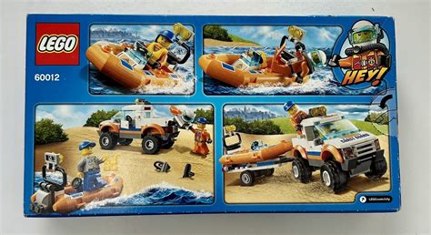 Lego City 60012 Coast Guard 4x4 And Diving Boat Unopened Ebay