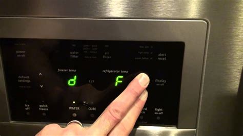 How To Put A Frigidaire Gallery Refrigerator Into Automatic Defrost