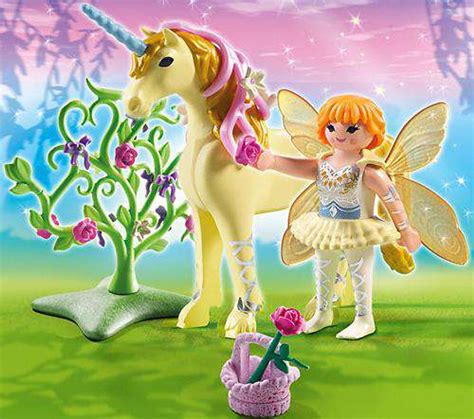 Playmobil Fairies Flower Fairy With Sun Beam Unicorn Set 5442 Toywiz