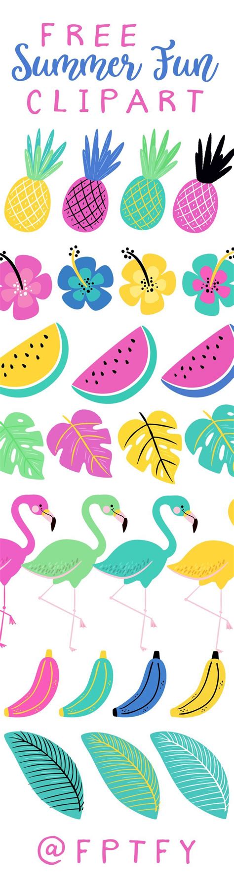 Free Summer Fun Clipart Flamingo Clip Art Clip Art Templates