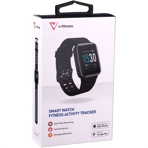 Buy V Fitness Smart Activity Watch Black Apparel Sanity