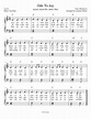 Ode To Joy With Lyrics Free Music Sheet - musicsheets.org