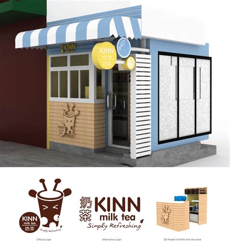 Kinn Milk Tea Corporate Identity Design Rittj
