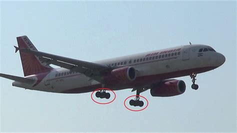 Rare Sight Air India Airbus A320 With Double Bogey Landing Gears