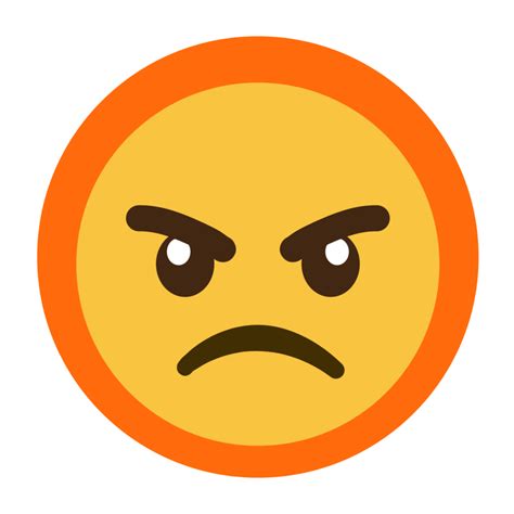 Angry Face Emoji PNG File 9931816 PNG