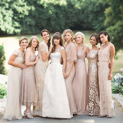 Tablestogodesign Rose Gold Bridesmaid Dresses Uk