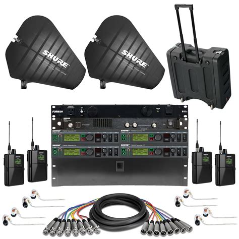 Wireless In Ear Monitor System With 4 Shure Psm 900 Personal Monitoring