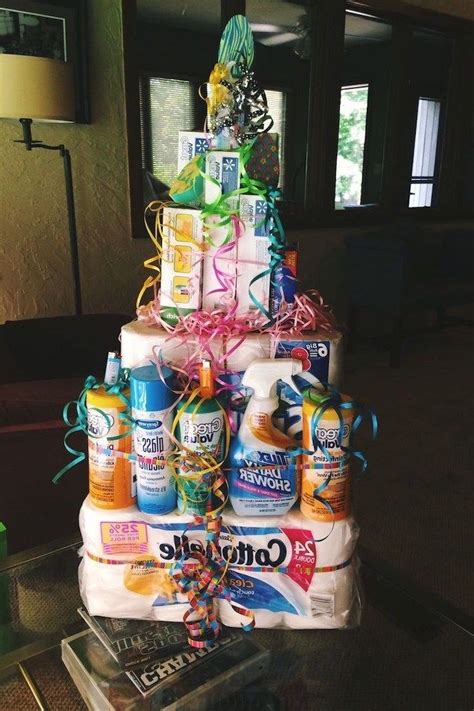 Check spelling or type a new query. what is a good housewarming gift, tower made of cleaning ...
