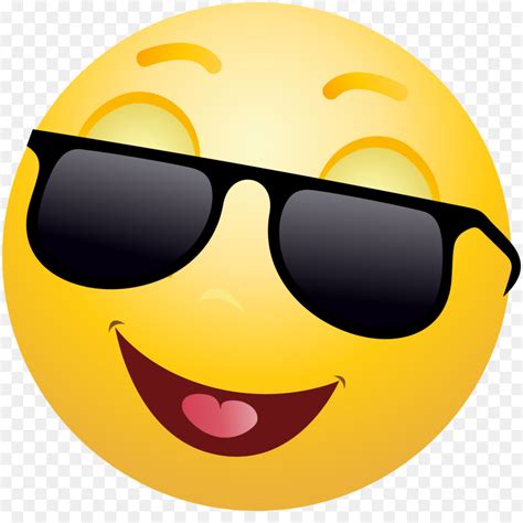 Emoji Emoticon Smiley Occhiali da sole Clip art - facce scaricare png