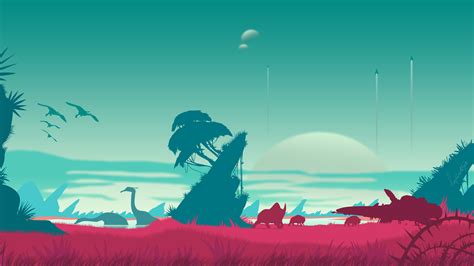 No Mans Sky Vector Landscape 4k Hd Games 4k Wallpapers Images