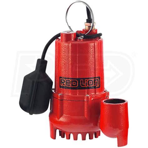 Red Lion Rl Sc T Hp Cast Iron Submersible Sump Pump W Tether Float Switch