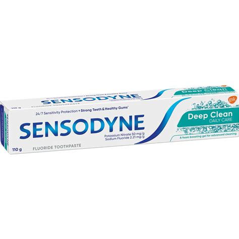 Sensodyne Deep Clean Sensitive Toothpaste For Sensitive Teeth 100g
