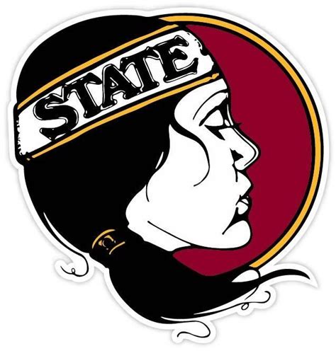 Florida State Seminoles Lady Vinyl Sticker Decal Sizes Cornhole Wallcar