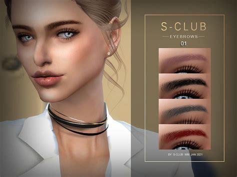 S Club Wm Ts4 Eyebrows 202101 The Sims 4 Catalog
