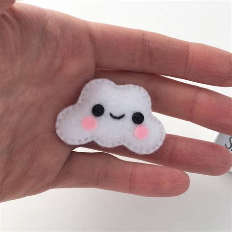 Miniature Cloud Magnet T Miniature Cloud Positive T Etsy Uk