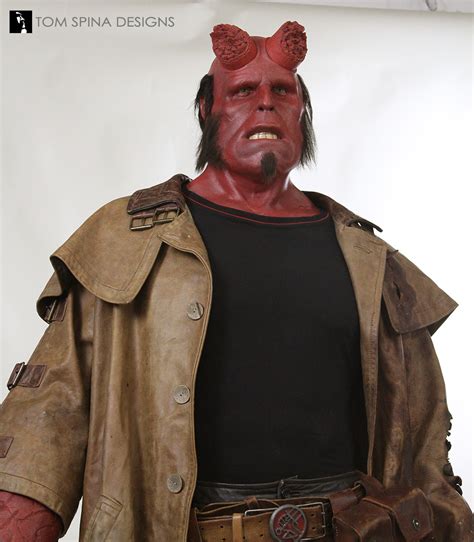 Ron Perlman Hellboy Costume Custom Mannequin Tom Spina Designs Tom