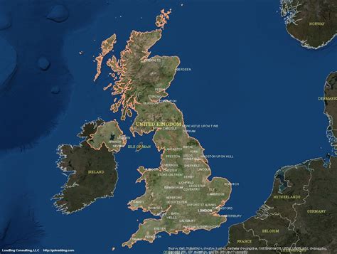 United Kingdom Satellite Maps Leaddog Consulting