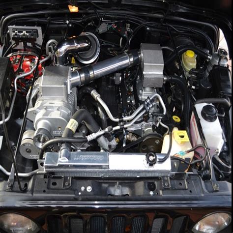 2002 Jeep Wrangler 40l With Magnum Powers Supercharger Unichip